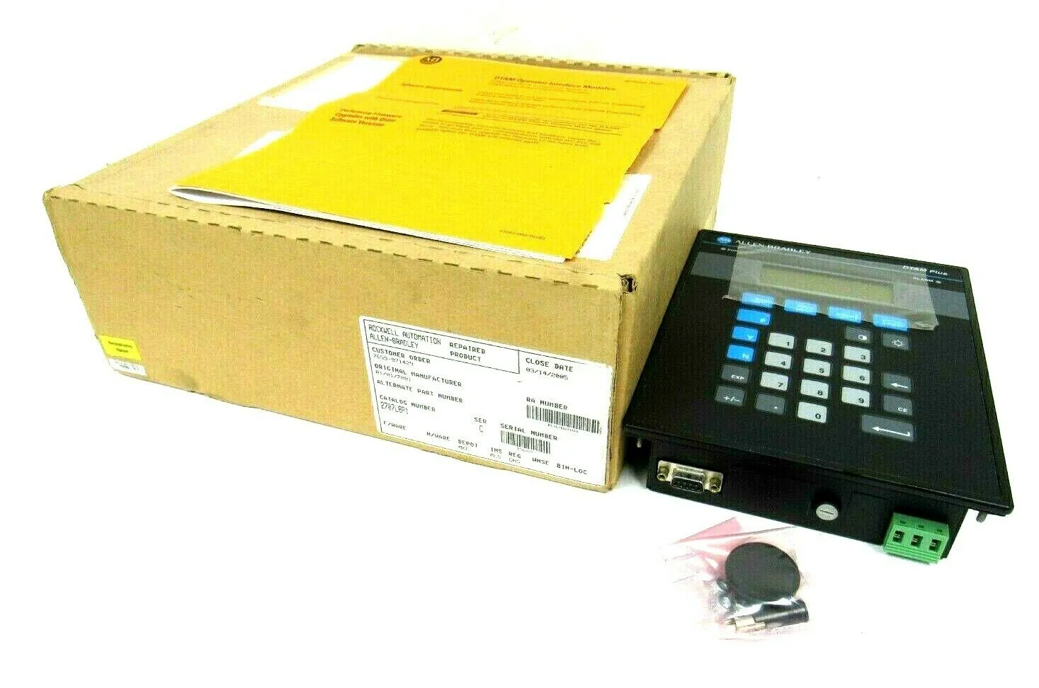 REFURBISHED ALLEN BRADLEY 2707-L8P1X OPERATOR INTERFACE SER C REV B 2707L8P1X
