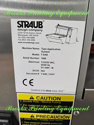 USED STRAUB T-646L