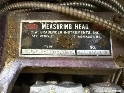 Used BRABENDER DR-2072 Miscellaneous Laboratory Equipment Illinois US | Aaron Equipment #1348276