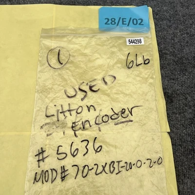 Used Litton 70-2XBI-20-0-2-0 Encoders California US | Davliegogo LLC #1707646