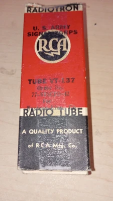 USED RCA VT-137  ELECTRON TUBE