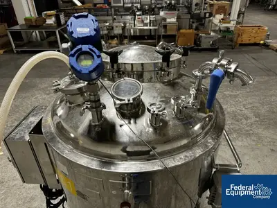 USED Lee Industries 500 Liter Lee Reactor, 316 S/S, 50/100#
