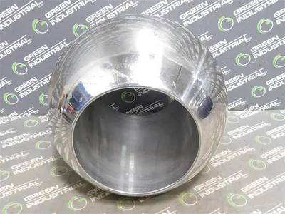 Ball Valve Ball 5-3/8" Bore 7-1/4" Bore Length 5" Flat Base Diameter Used