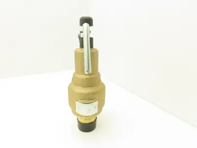 Kunkle 6283HGM01AKM Pressure Relief Valve 1-1/2" Male NPT Set 37 PSI Brass