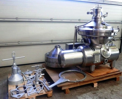 Westfalia SAKP 20036 hermetic clarifier centrifuge, 316SS.