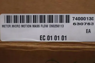 EMERSON DS025S113 / DS025S113-RFT97 MICRO MOTION MASS FLOW NEW SYSTEM STOCK G373