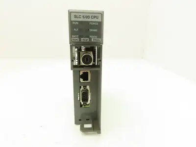 Allen Bradley 1747-L531 SLC 500 PLC Processor Unit Ser C Rev 8 FRN 4