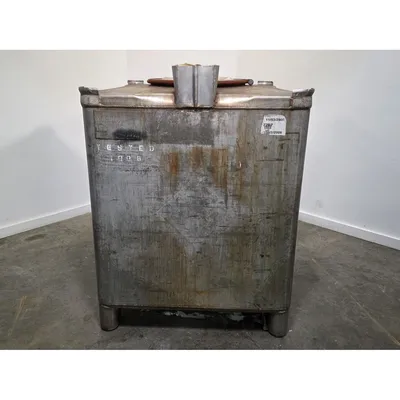 Used 395 Gallon Stainless Steel Liquid Tote Bin