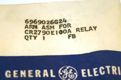 NEW GENERAL ELECTRIC 6969026G24 ARMATURE ASM.