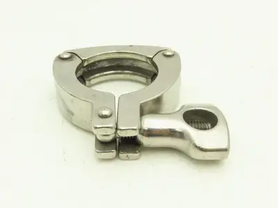 13MHHS-1-304 3 Segment Sanitary Clamp 1" to 1.5" Pipe W 2.1" Flange Lot of 17