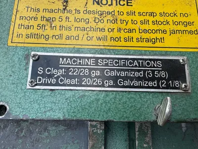 2016 TIN KNOCKER ROLL FORMER, FOURPLEX, S&DRIVE Roll Formers | THREE RIVERS MACHINERY (14)