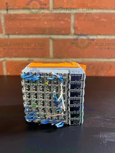 Used B&R X20 AT 2222 PLC MODULE W/ X20 BR 9300, X20 AI 4622, X20 PD 0011, X20 PD 0012 Electronics & Components | Equipment Lab #486411
