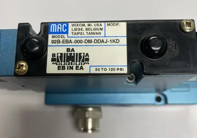 Used MAC VALVE 92B-EBA-000-DM-DDAJ-1KD Solenoid Valves | Surplus Asset Holdings #1216857