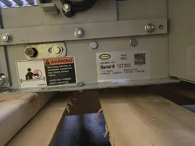 Used HYTROL ABLR CONVEYOR Roller Conveyors Wisconsin US | Packer City Sales #1304196