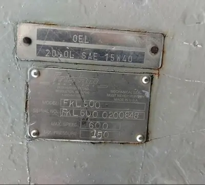 Used FRISTAM FKL 600 Positive Displacement Pumps California US | Machinery & Equipment #1371482