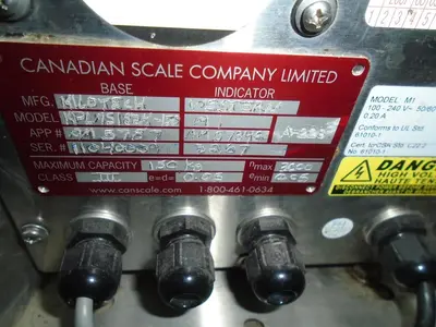 Used CanScale KiloTech Table Top SS Digital Scale M1
