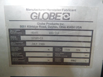 Used GLOBE _UNKNOWN_ Coil Winders Texas US | OCO Industrial #1718164