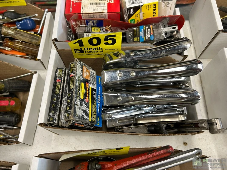 Used _UNKNOWN_ ASSORTED STAPLERS & STAPLES Staplers Illinois US | Heath Industrial Auction Services #1379555