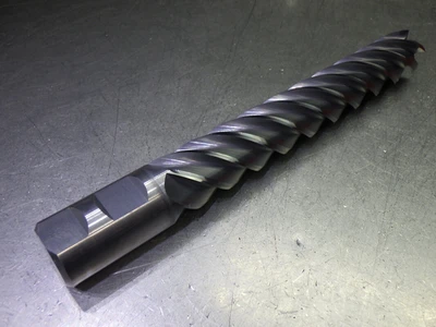Minicut 1" 5 Flute Carbide CR Endmill 1" Shank .03" R S5045-3260-R.030W (LOC2990B)