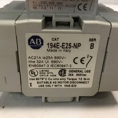 USED ALLEN BRADLEY 194E-E25-1753