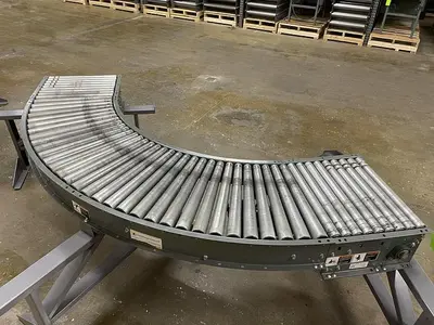 Used INTELLIGRATED 90 DEGREE CONVEYOR Roller Conveyors Wisconsin US | Packer City Sales #1297877