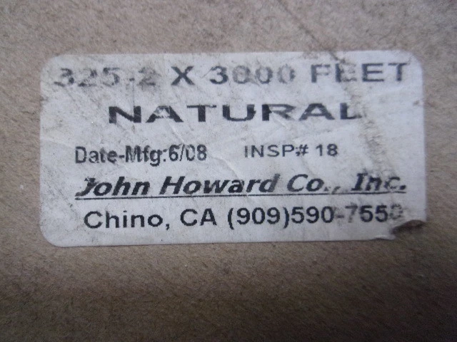 NEW JOHN HOWARD COMPANY 325-2