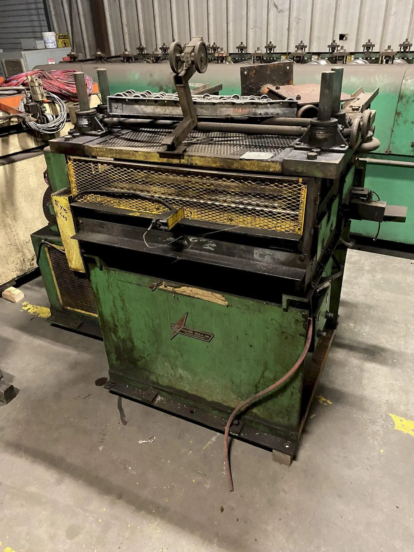36" ASC POWERED COIL STRAIGNTENER. STOCK # 0733422