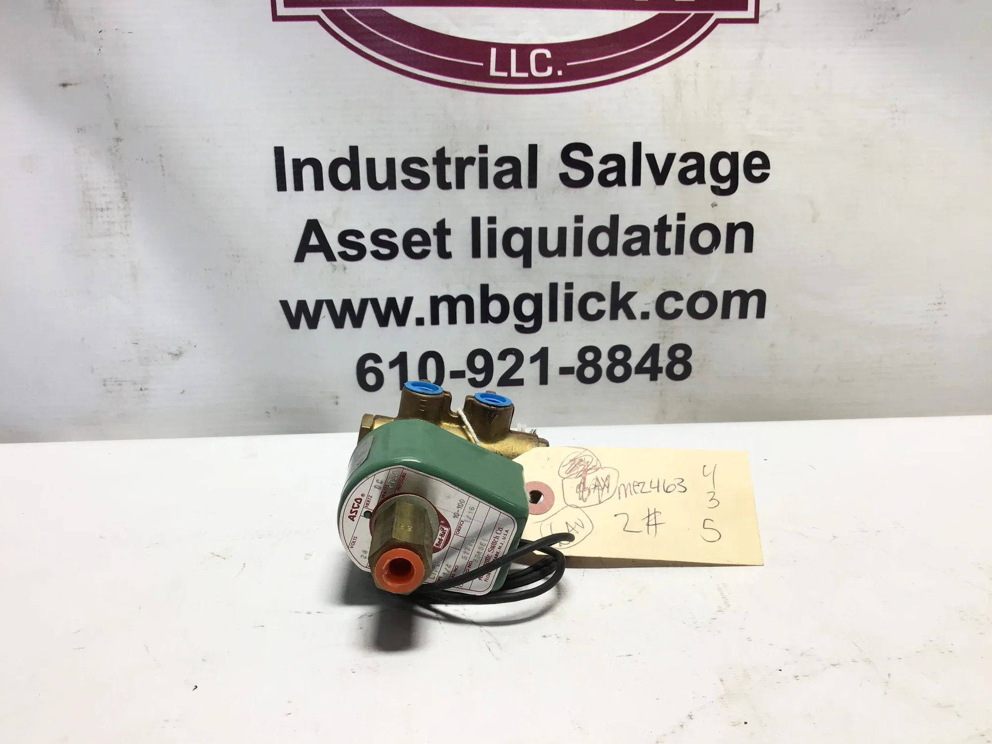 ASCO 8345E1 Red Hat General Purpose Valve 24V 1/4in Npt