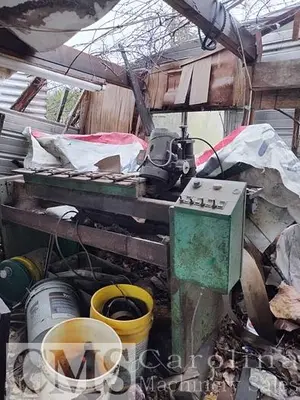 USED JACKSON SHAVING MILL, KNIFE GRINDER, LOG DECK AND CONVEYOR
