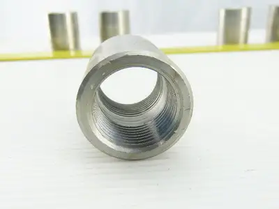 S.150 A182 F316 3/4" Stainless Steel NPT Coupling Lot Of 5