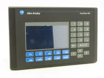Allen Bradley 2711-B5A5 PanelView 550 HMI Control Panel Ser H FRN 4.48 100-240V