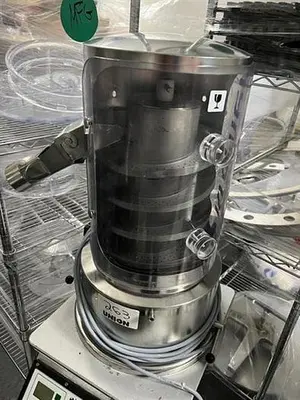 Kramer model E2000 stainless steel rotary tablet deduster
