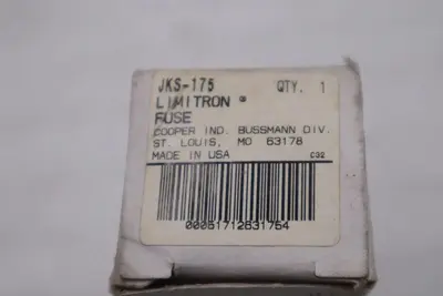 Bussmann JKS-175 Jks Fuse 175 A, 600 V, Class J, Non-Indicating - STOCK GF299A
