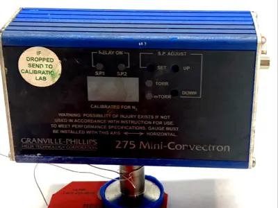 USED GRANVILLE-PHILLIPS MINI-CONVECTRON GAUGE KF16 3-DIGIT DISPLAY