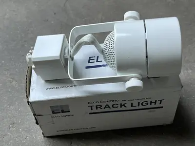 Elco ET1628W Garda 5" High Track Head for H-Track Systems - White
