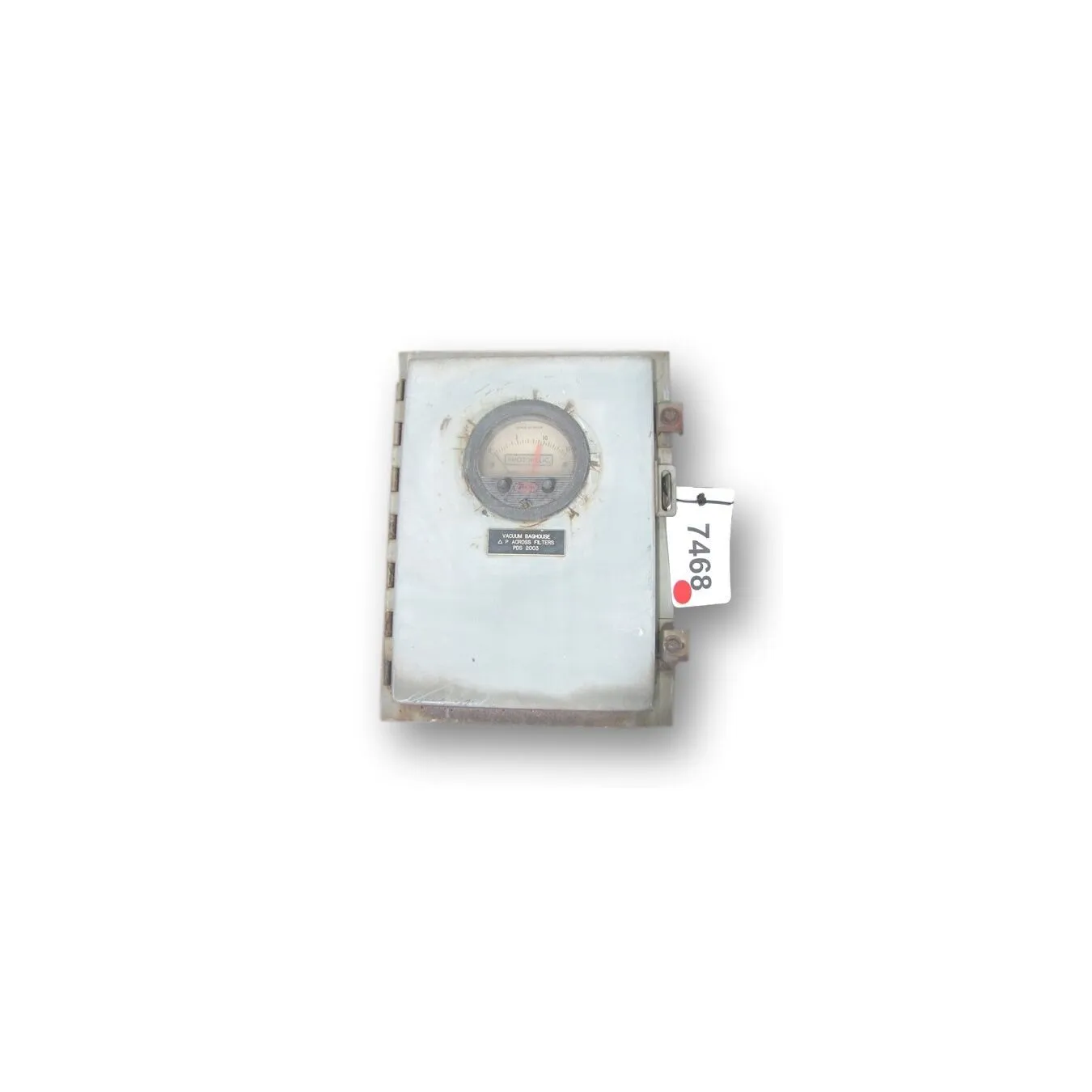 USED PHOTOHELIC GAUGE WITH ENCLOSURE