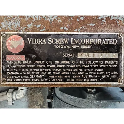 Used 2" Dia. Stainless Steel Vibra Screw Inc Volumetric Feeder