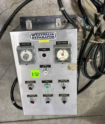 Westfalia SB 7-06-076 clarifier centrifuge, 316SS.