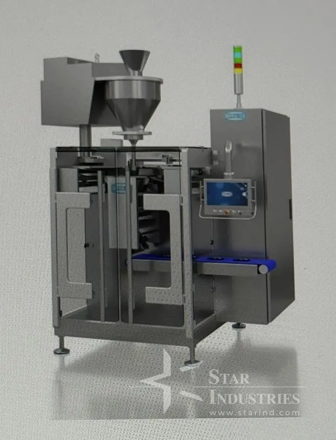 Used UNIVERSAL PACK “GAMMA FLEXI” SACHET PACKAGING MACHINE Vertical Form Fill Sealing Machines (VFFS) California US | Star Industries #1254516