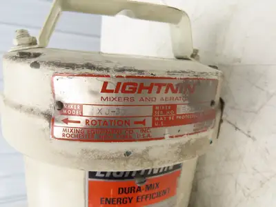 Lightnin XJ-30 Dura-Mix Clamp Tank Mixer Agitator Motor 230/460V B77R3045M-SL