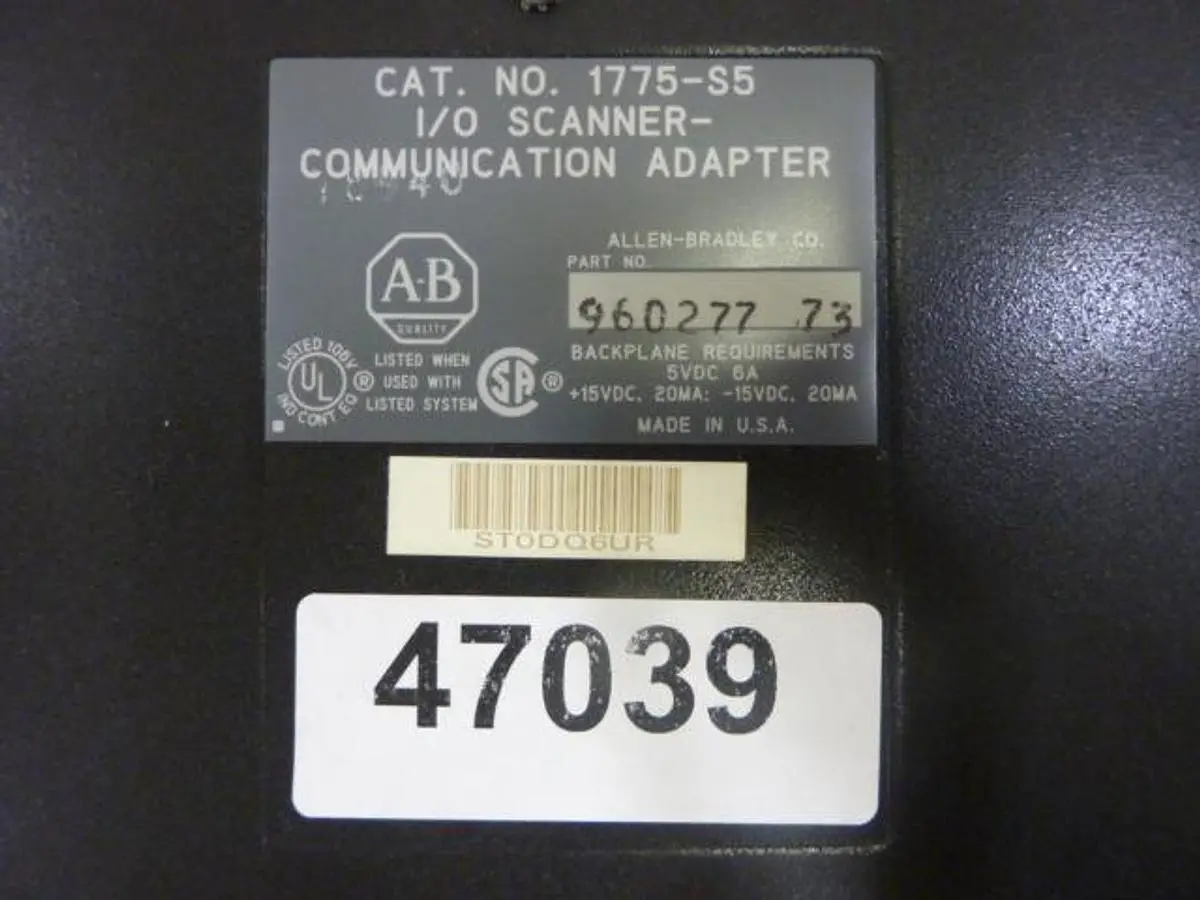 USED ALLEN BRADLEY 1775-S5