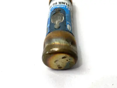 USED LITTELFUSE TIME-DELAY INDICATING FUSE CLASS RK5 250V 60A LOT OF 10