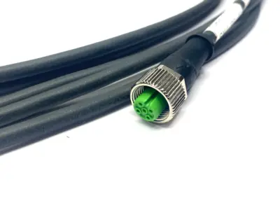 USED MURRELEKTRONIK EOL CORDSET M12 MALE 0°/FEMALE 0° A-COD.