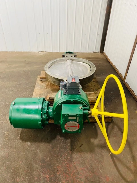 Fisher 30" type 8510 Butterfly Control Valve