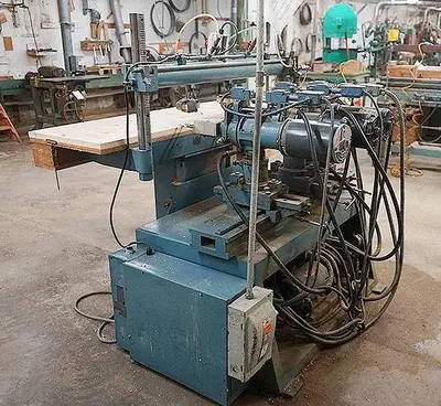 USED CEMCO 3-HEAD HORIZONAL BORING MACHINE