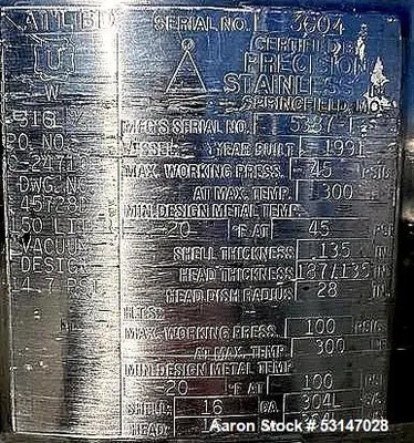 USED PRECISION STAINLESS