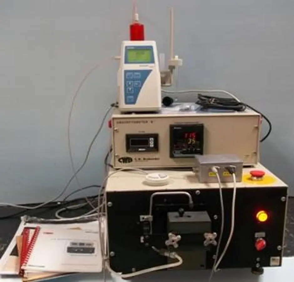 USED BRABENDER RAMA IS THE FIRST DYNAMIC MECHANICAL TEST SYSTEM TO AUTOMATE SAMPLE CONDITIONING AND TESTING