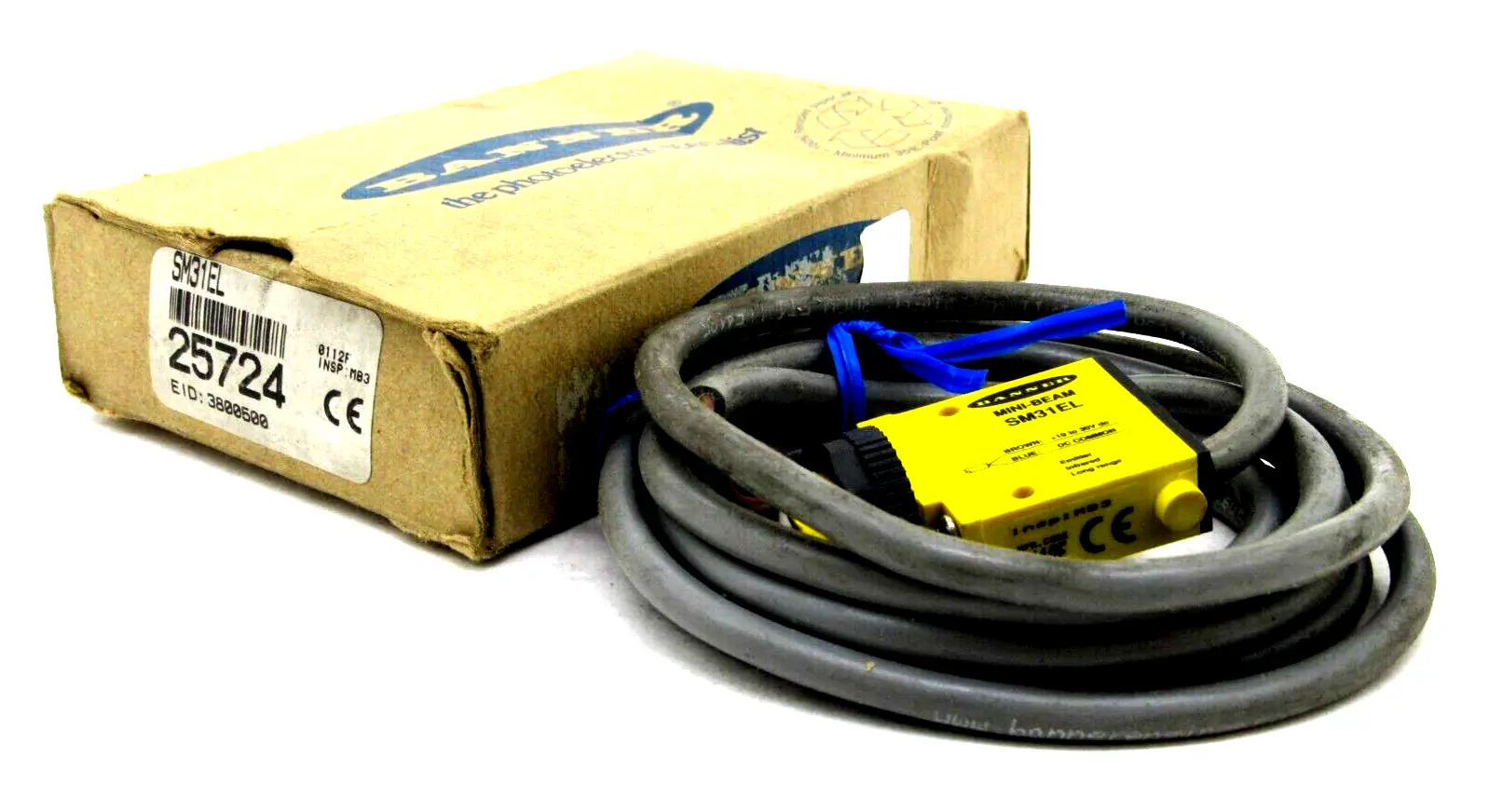 NEW BANNER SM31EL PHOTOELECTRIC SENSOR 25724