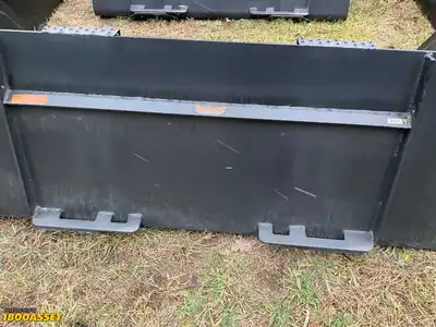New Tomahawk 66” snow/mulch skid steer bucket, welded on high carbon cutting edge, skid steer...