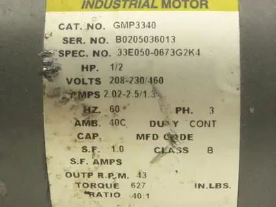 Used BALDOR _UNKNOWN_ Speed Reducers Indiana US | Arrow Industrial #1408866